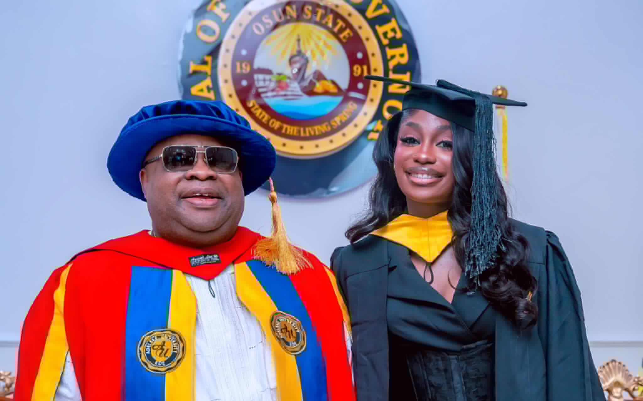 Governor Adeleke’s Daughter Omolola Graduates From Adeleke University