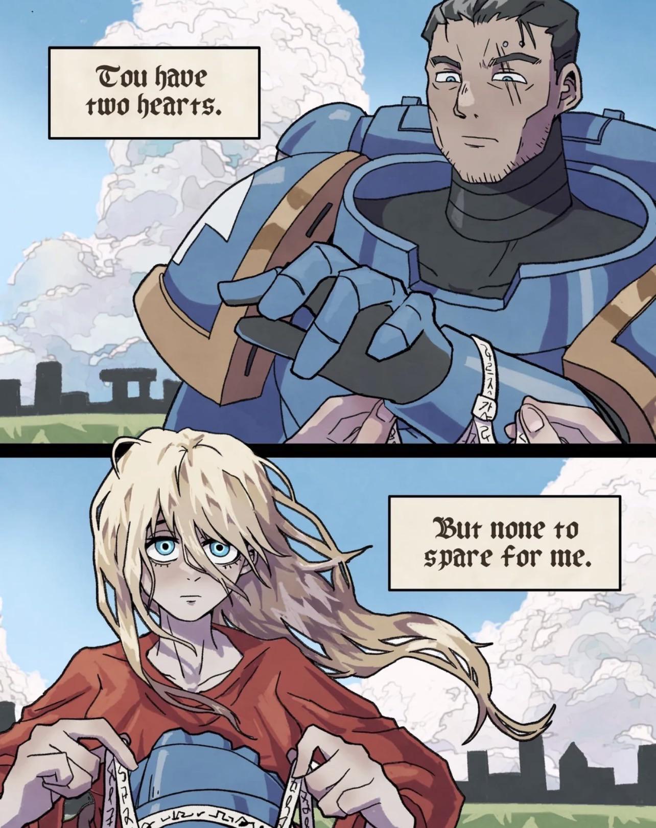 Warhammer 40,000 - First heart belongs to the Emperor, second to the primarch. Sorry, girly, they are just too hot and irresistable. | /r/grimdank