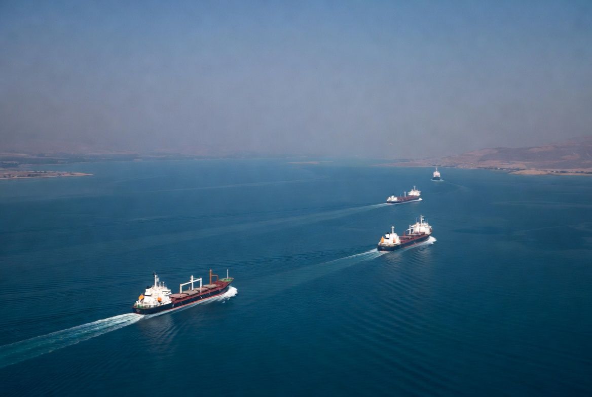 Ship traffic through Hormuz and Bab el-Mandeb straits drops sharply