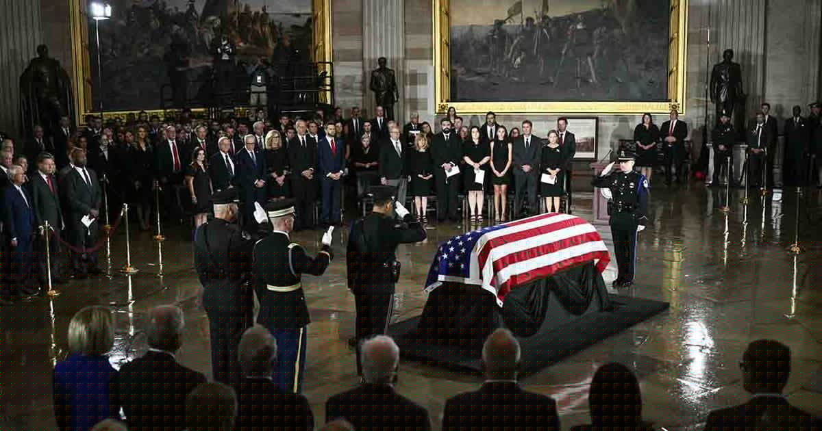 Lindsey Graham’s funeral brings Trump’s remarks and world leaders to DC