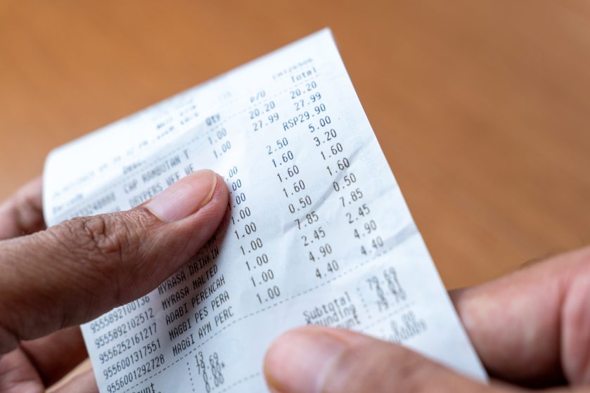 6 Grocery Receipt Errors Shoppers May Want to Catch