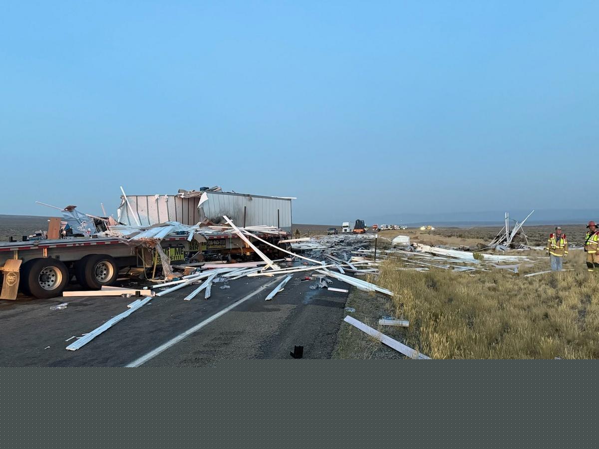 Two Trucks Crash and Two Killed in Idaho
