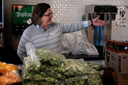 Where does the Dining Center food come from?