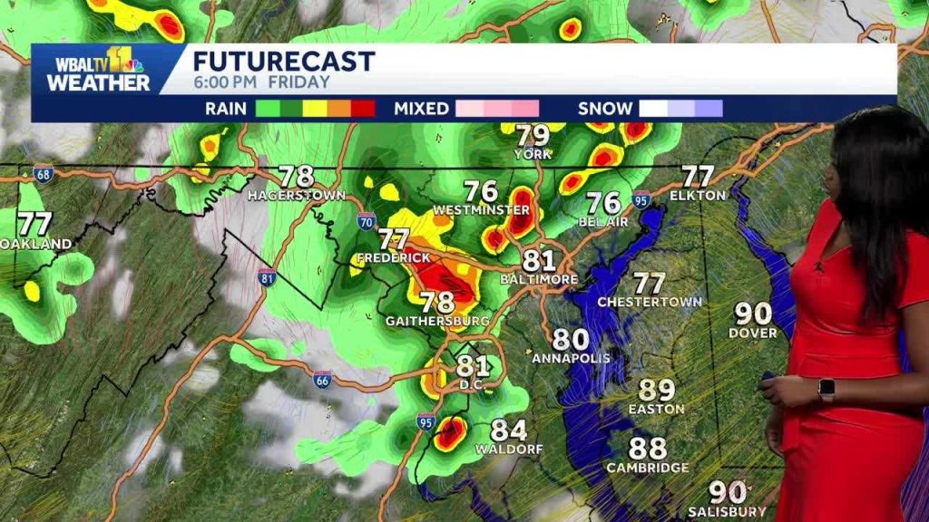 Weather: Scattered strong storms possible Friday
