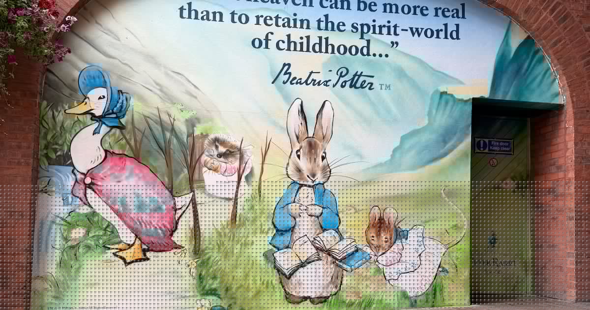 Beatrix Potter murals unveiled to mark 160th anniversary of author’s birth