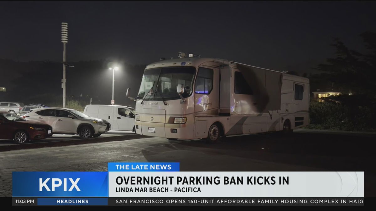 Checking in on night 2 of overnight parking ban at Pacifica’s Linda Mar Beach