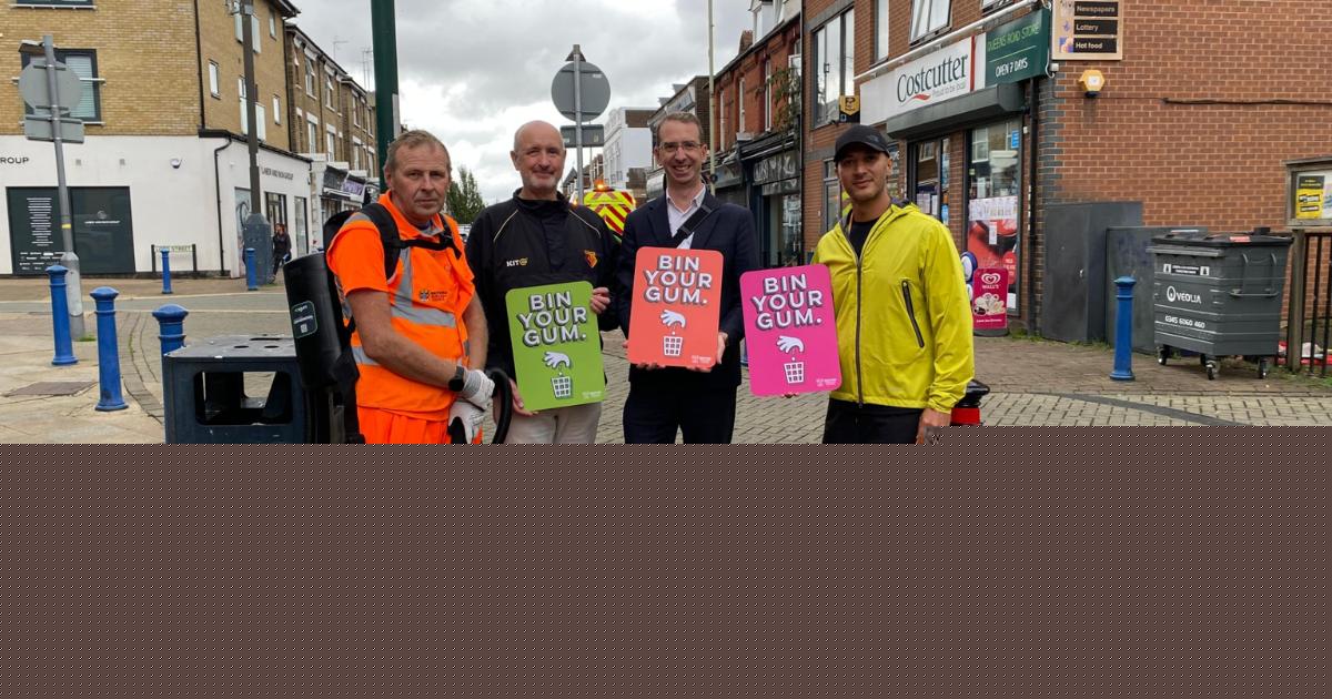 Watford gets £7.5k grant to tackle sticky litter problem for a cleaner borough