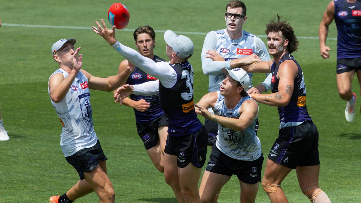 Fremantle training notes: Peel recruit Toby Cossor takes on Docker’s big ruck guns after invite to training