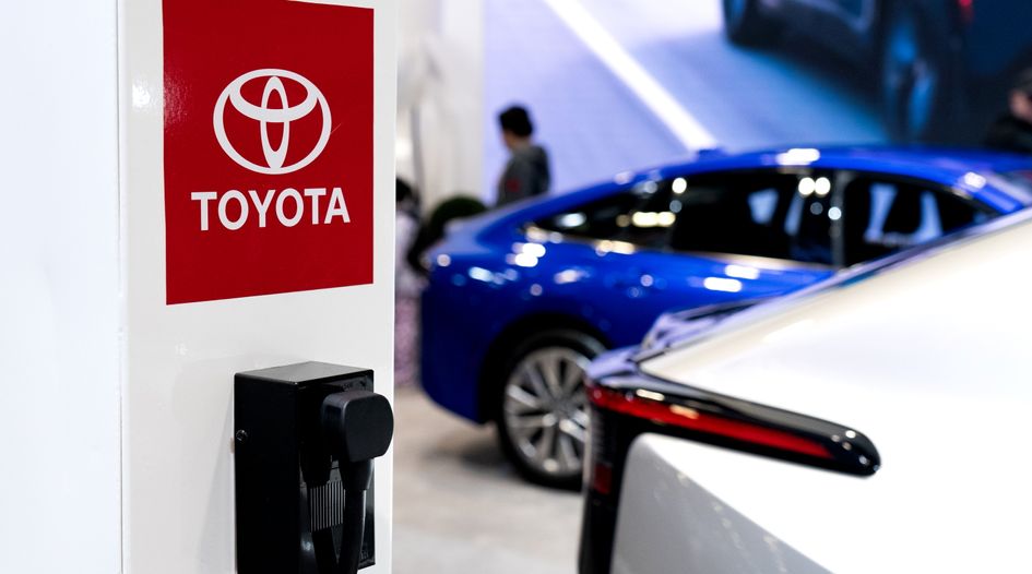 Toyota drives further ahead as Japan’s patent filing giants continue to put the brakes on