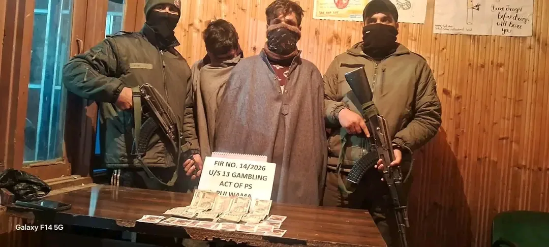 Two gamblers arrested in Pulwama: Police