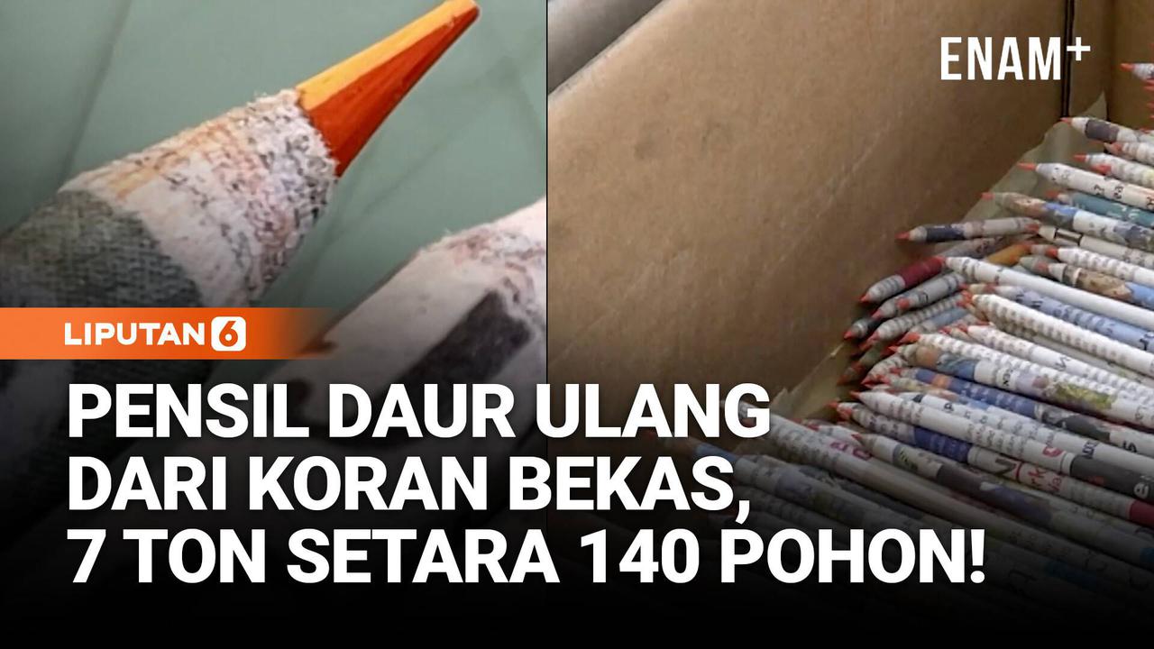 Pensil Warna dari Koran Bekas, Inisiatif Pasangan Serbia Selamatkan Lingkungan