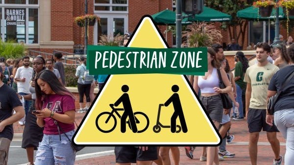 UNC Charlotte to Implement Wheels-Free Zone on Central Campus by Fall 2026