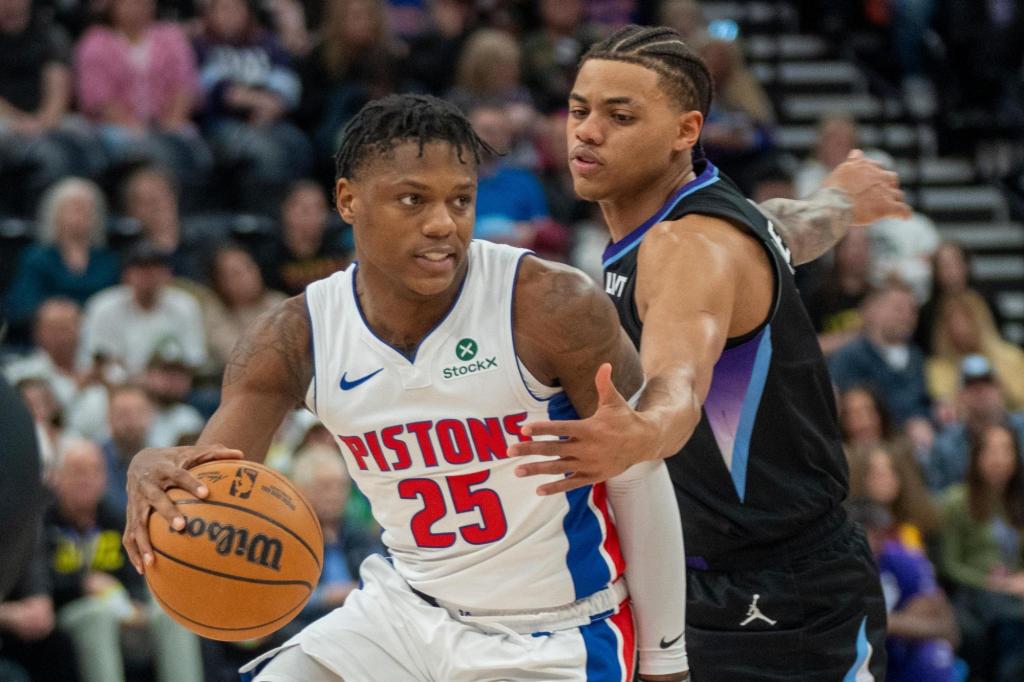 Pistons’ Marcus Sasser is determined to carve out a larger role this season