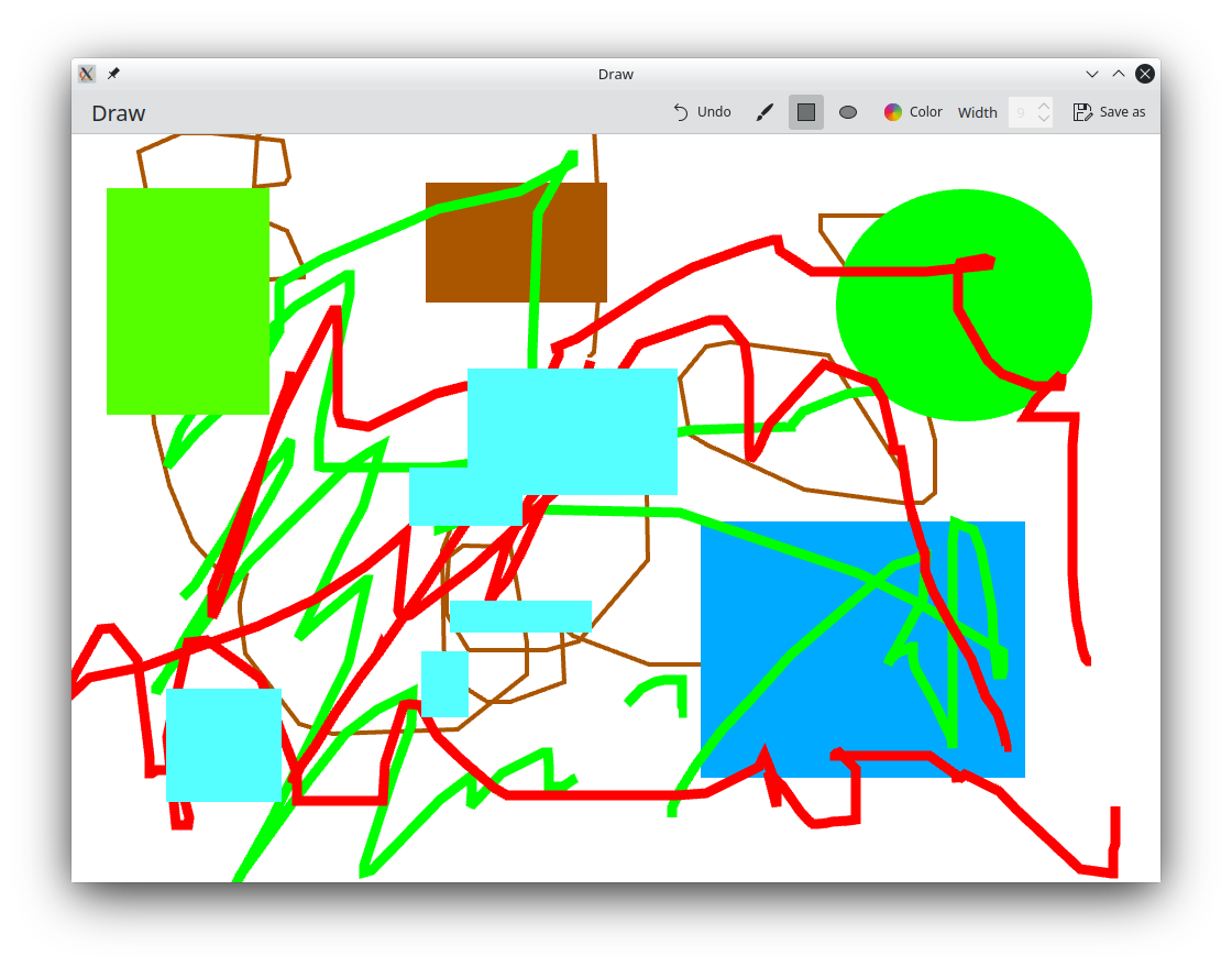 Pikasso, a simple drawing application in QtQuick with Rust