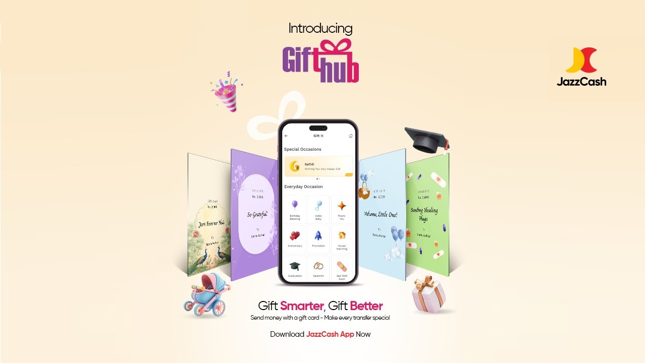 Turn Every Transfer into a Digital Gift with JazzCash GiftHub