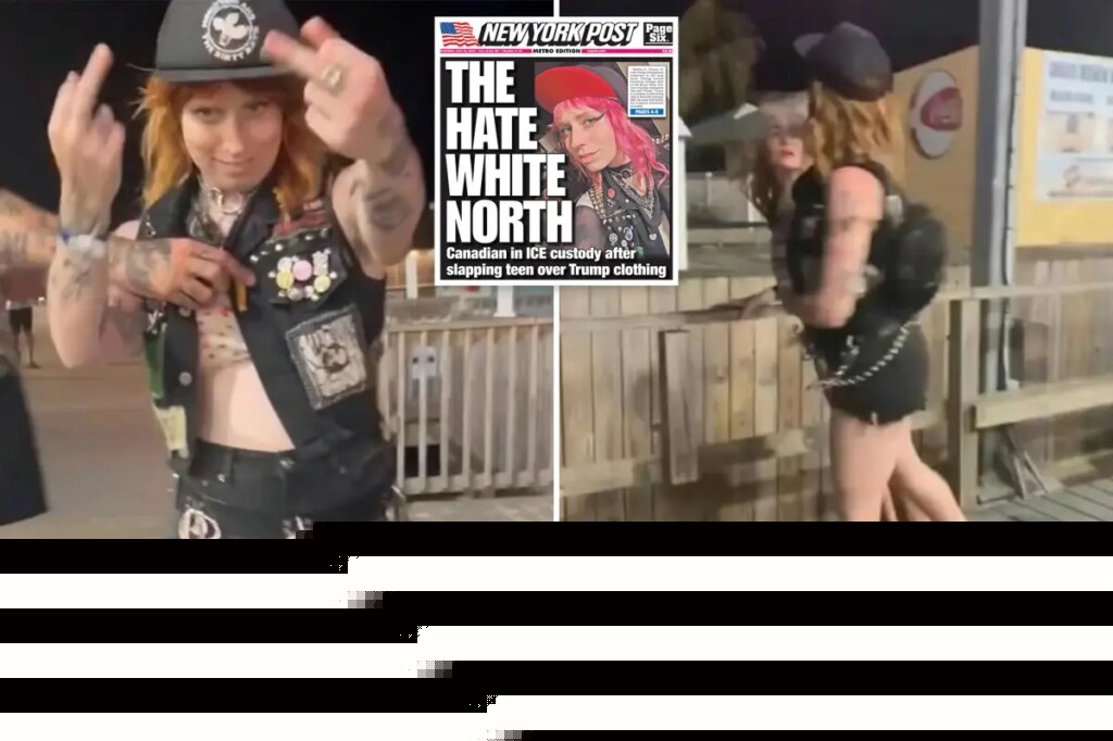 Canadian who battered patriotic teen on NJ boardwalk ordered deported — as she downplays caught-on-camera attack
