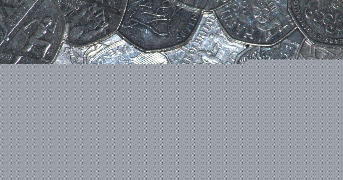 The rare Royal Mint 50p coin selling for more than 300 times its face value