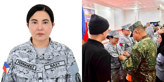 Lorna Tolentino Joins the Philippine Navy Reserve in Tribute to Her Late Husband