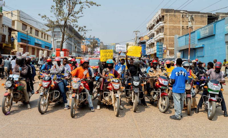 Thousands protest in eastern Congo over any presidential third term