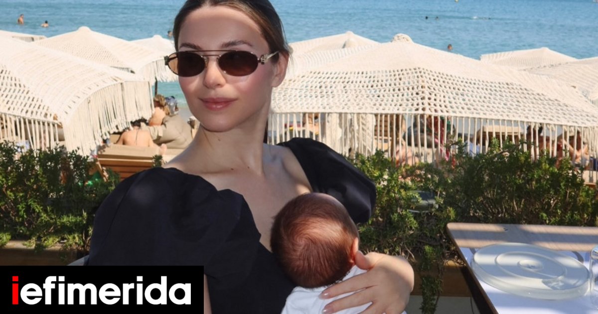 Η Ιωάννα Σιαμπάνη πόσταρε φωτογραφίες την ώρα που θηλάζει τον γιο της: «Αυτές τις slow days θέλω να τις ζήσω»