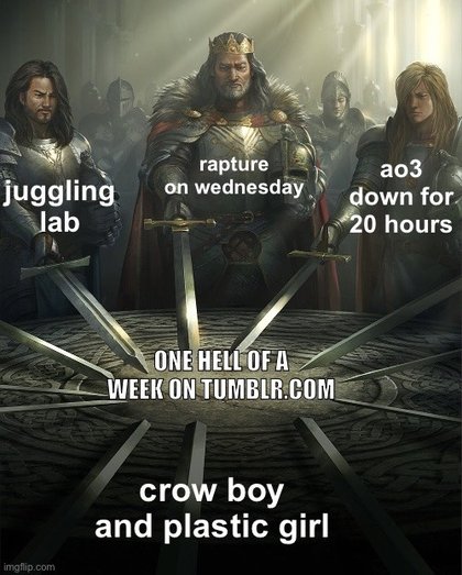 Dangerous Crow Boy - big week on tumblr