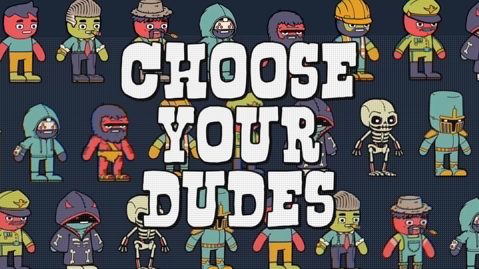 All dude types in How Many Dudes?: Stats, abilities, and Relics