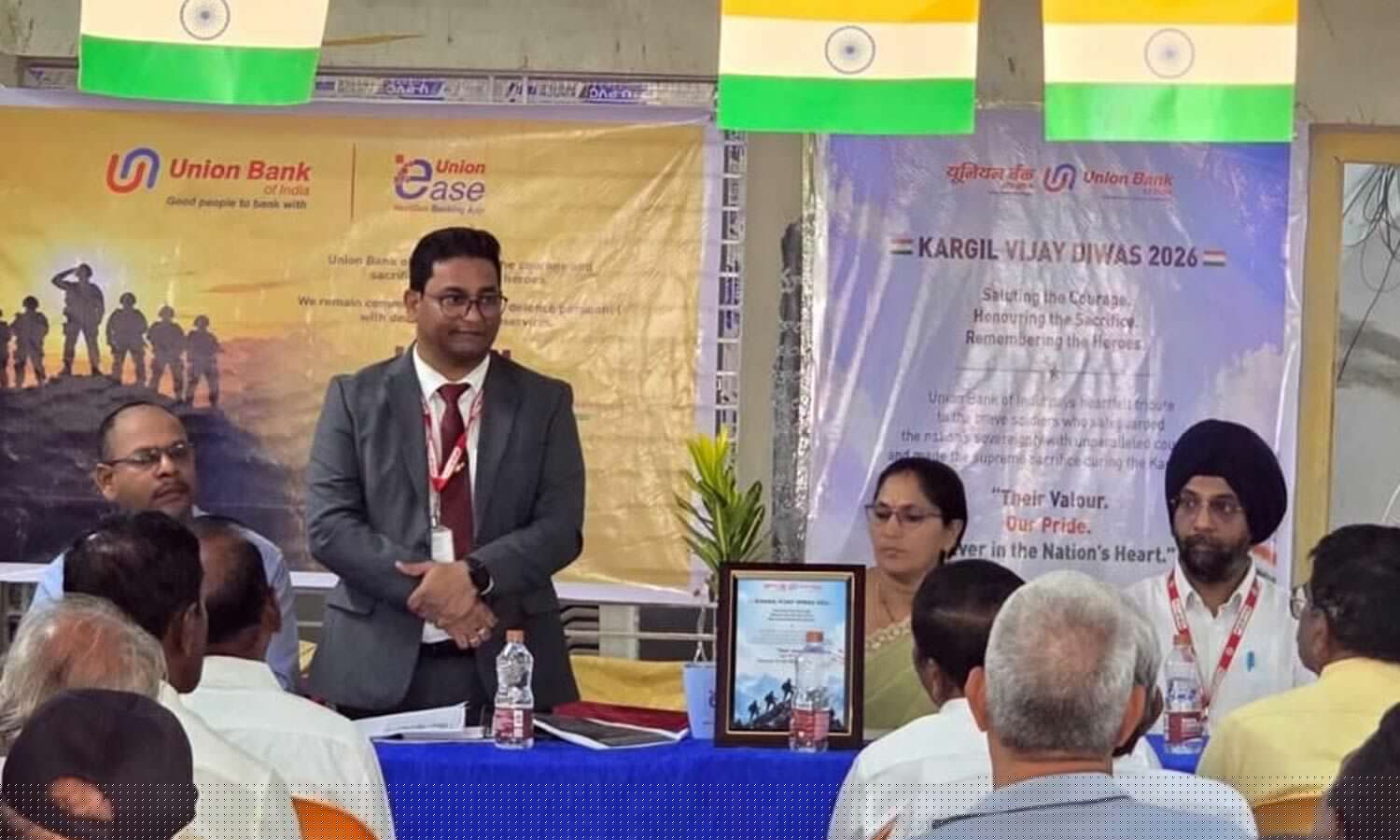 Union Bank organizes Kargil Vijay Diwas & health camp