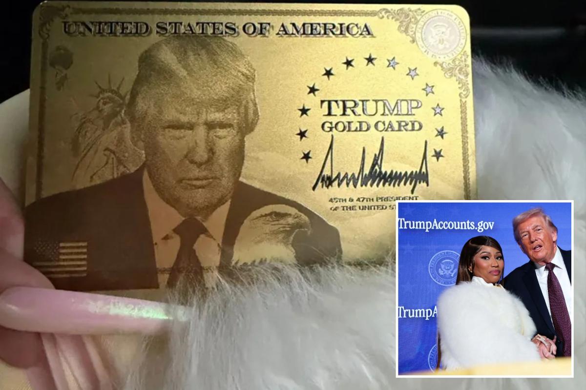 Nicki Minaj flashes Trump immigration ‘Gold Card’: ‘Finalizing that citizenship paperwork as we speak’