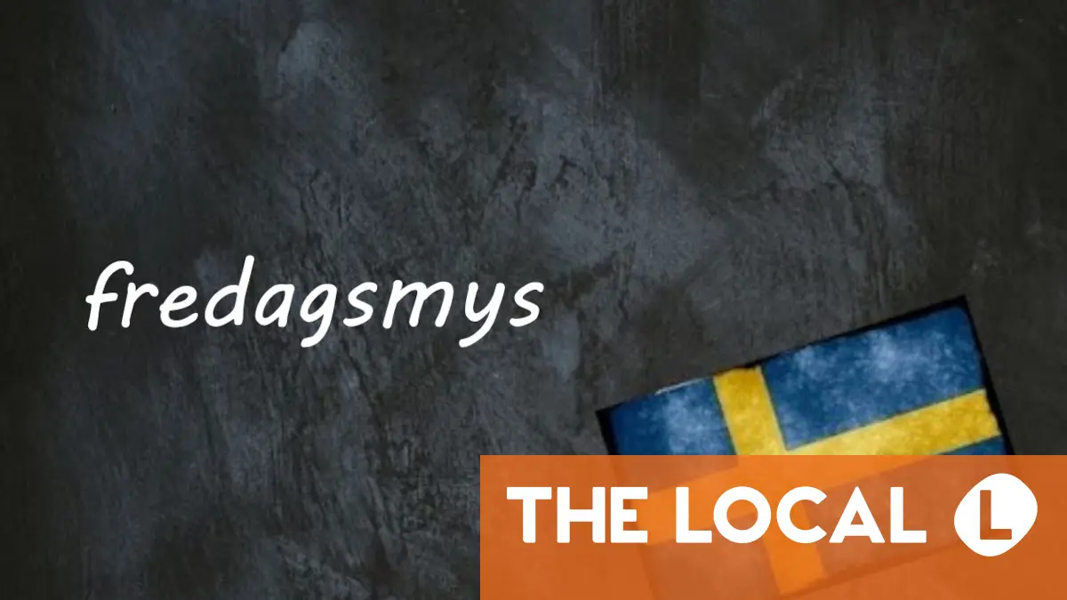 Swedish word of the day: fredagsmys