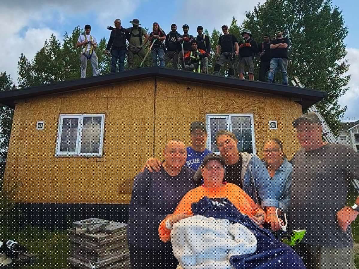 She suffered a life-changing injury, now her community is building her a new home