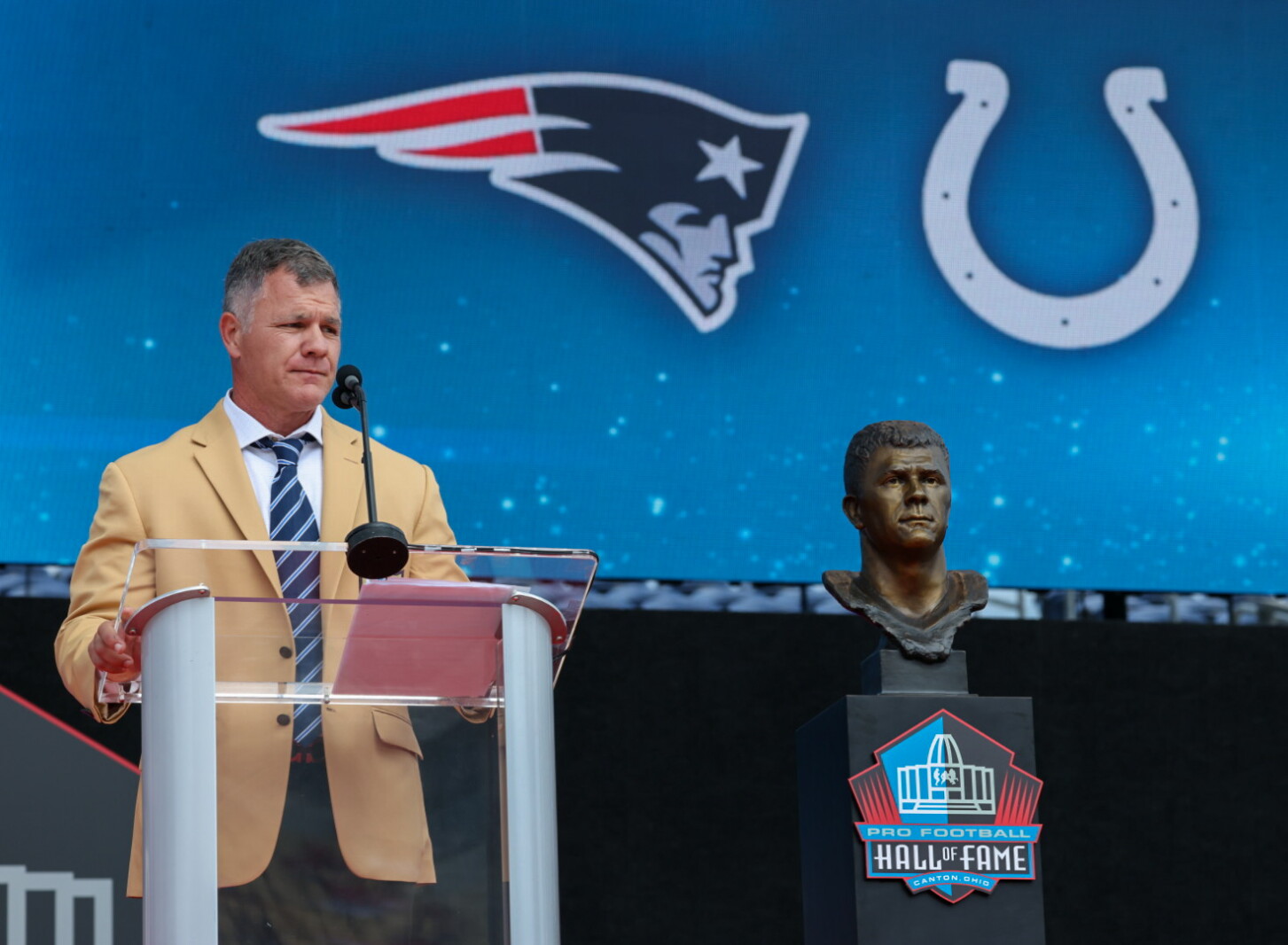 Adam Vinatieri talks about family, love of game in Hall of Fame speech