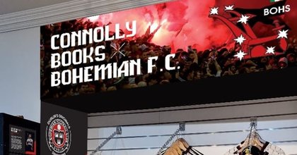 Bohemians team up with iconic Dublin bookshop to sell famous Oasis and KNEECAP jerseys