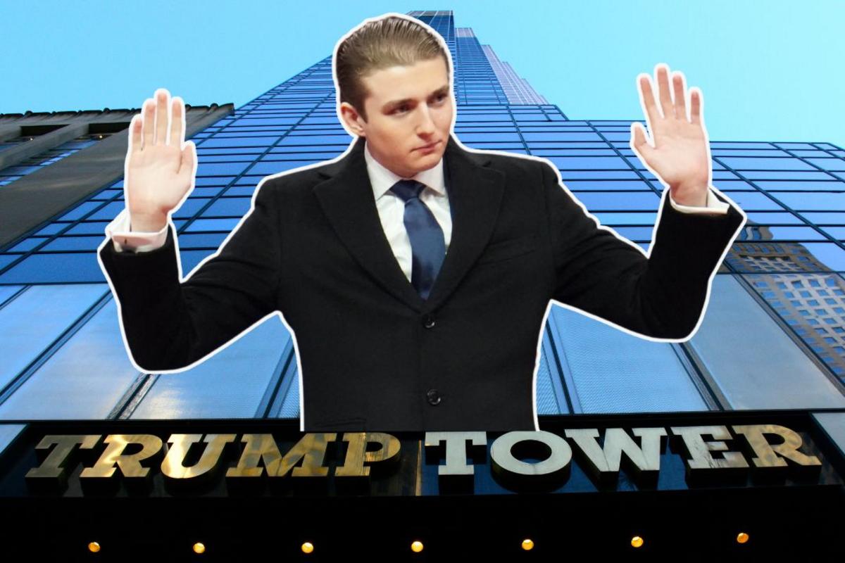 Barron’s Trump Tower Date Shut Down a Whole Floor — Security, Not Swagger