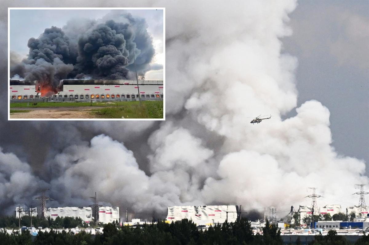 Ukraine’s latest long-range drone attack sets fire to Russian retail giant’s warehouse