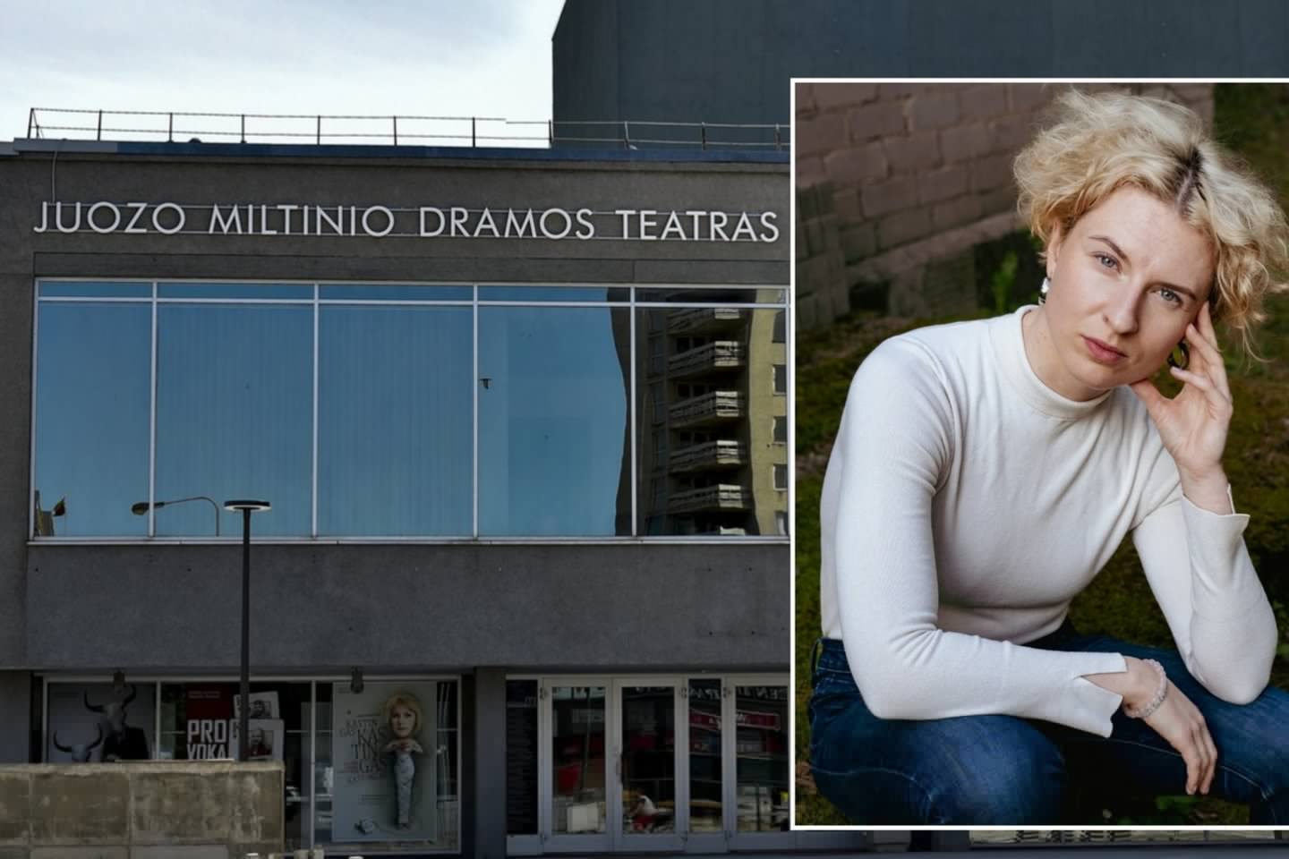 Juozo Miltinio dramos teatro skandale – netikėtas posūkis: aktorė pateikė visai kitą poziciją