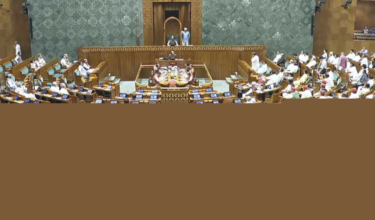 Lok Sabha adjourned amid Opposition sloganeering over NEET protests