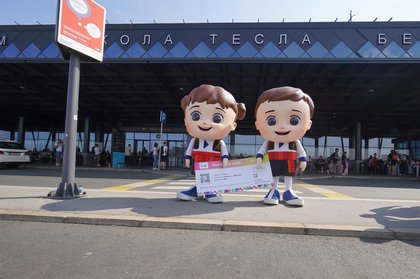 Maskote Ekspa 2027 Rastko i Milica! Mali o završetku radova: "Do izložbe 471 dan, angažovano 3.000 radnika"