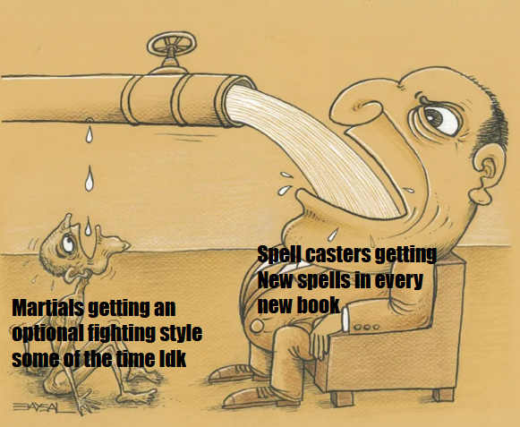 Dungeons and Dragons - Like gives us new weapons or somthing | /r/dndmemes