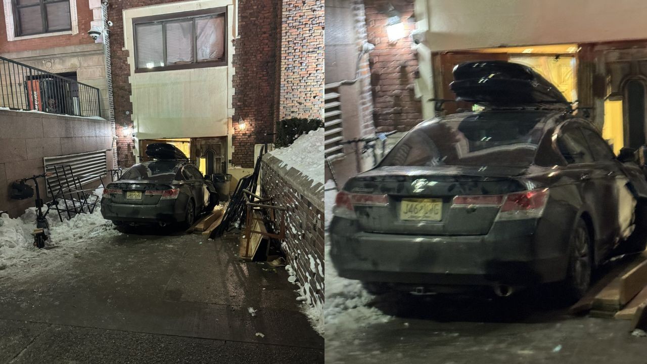 Vídeos flagram carro que colide 'sem parar' contra sinagoga histórica em Nova York; motorista é preso