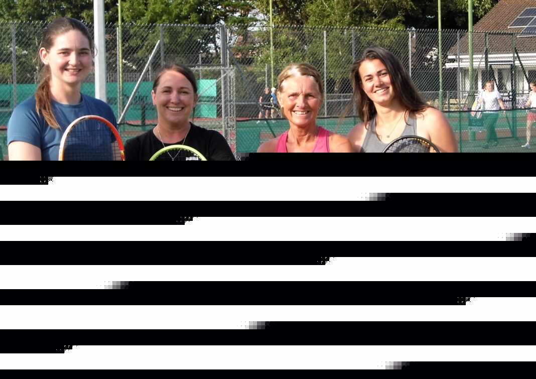 Burnham-On-Sea Tennis Club ladies celebrate title wins and promotions in strong summer season