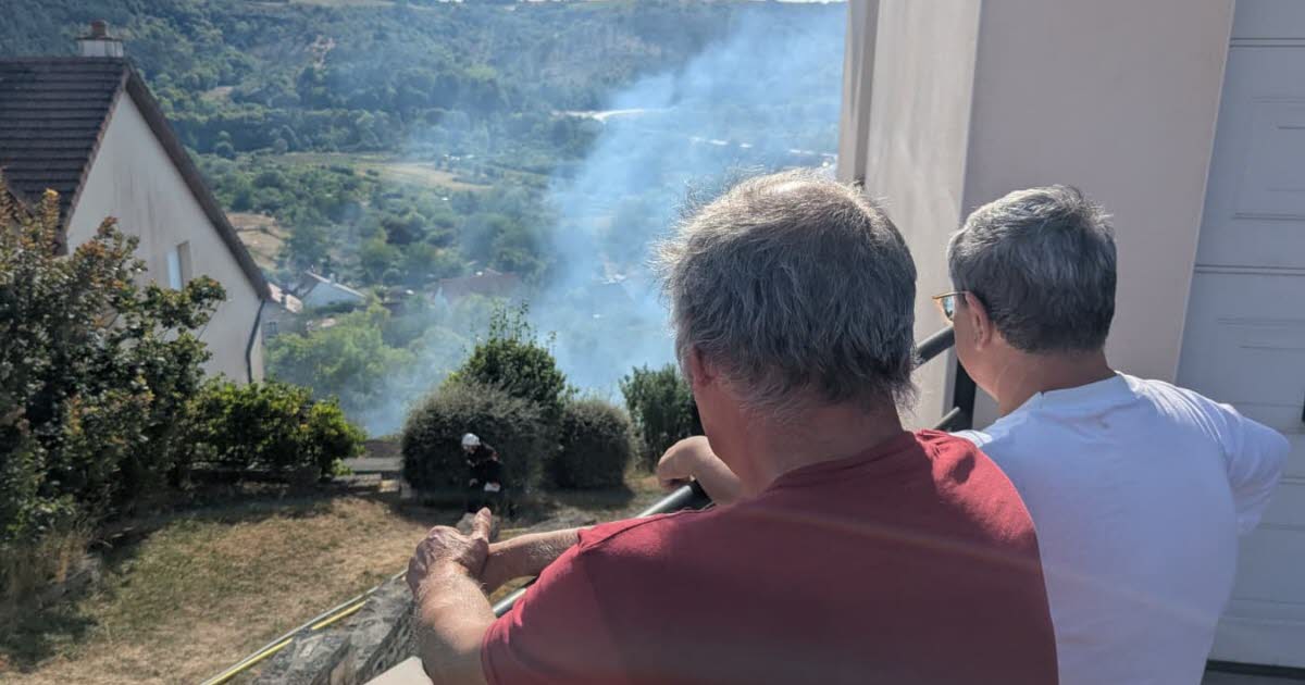 Talant. Un feu se déclare à proximité d’habitations : « On a eu peur que cela se propage à nos maisons ! »