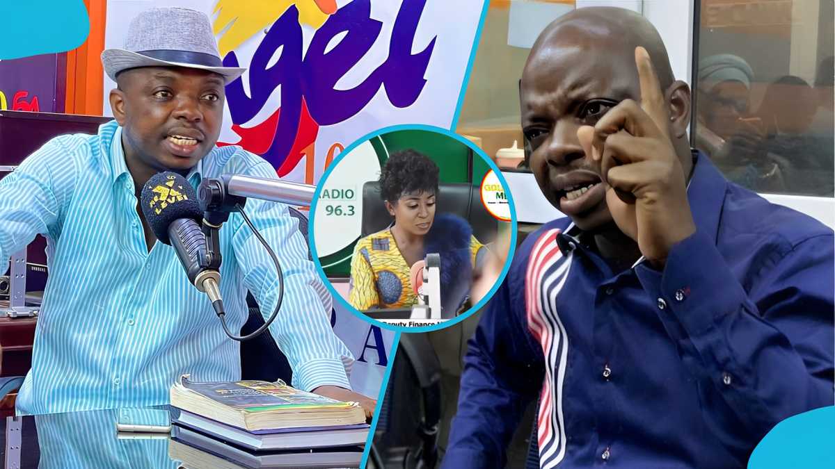 Abronye clashes with Lawson TV presenter on air, alleges false report on NPP petition against him