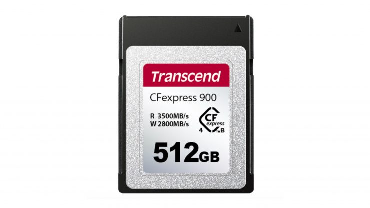 Transcend 512GB CFexpress 900 Type B Memory Card on sale for $139 USD