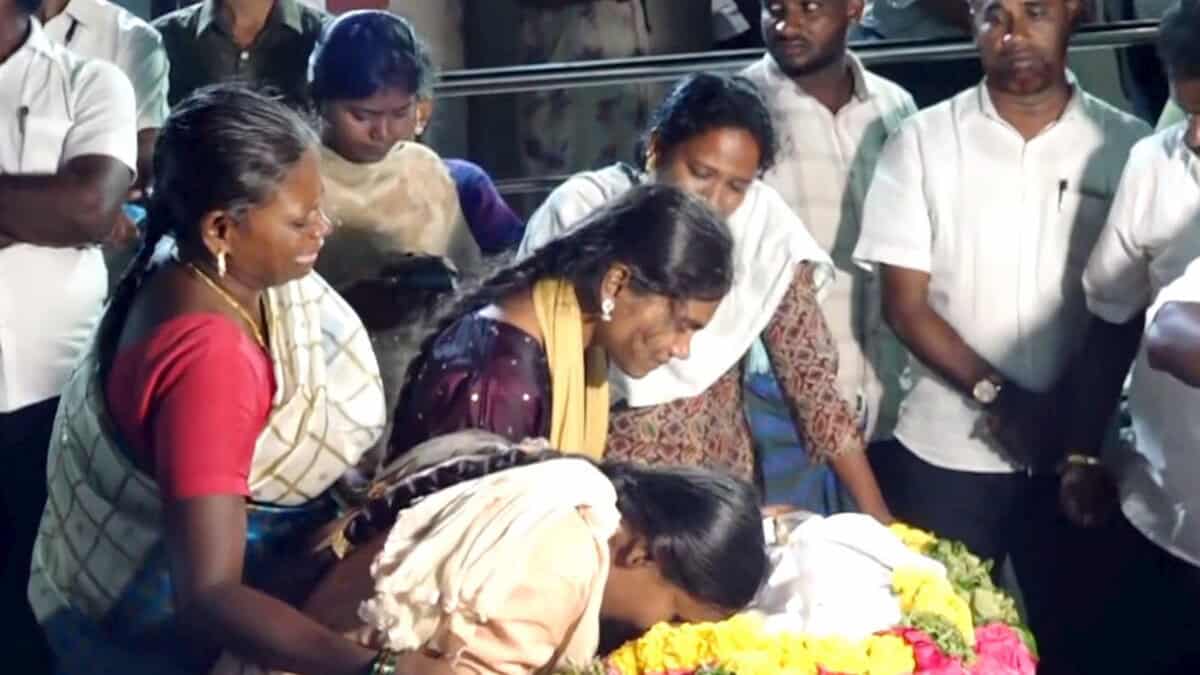 Tamil Nadu stampede: NCSC chief recommends govt jobs for SC victim’s kin