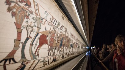 Bayeux Tapestry 'is at risk of being damaged by UK potholes'