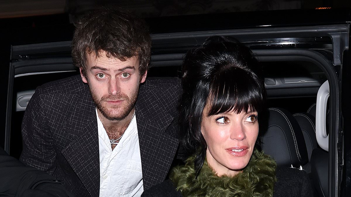 Lily Allen and Jonah Freud arrive together for the Valentino afterparty in Paris as their romance heats up