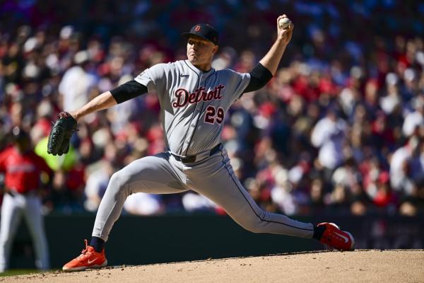 Tarik Skubal fans 14, Tigers edge Guardians 2-1 to kick off playoffs