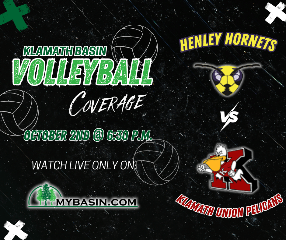 WATCH LIVE: Klamath Union Pelicans @ Henley Hornets Volleyball