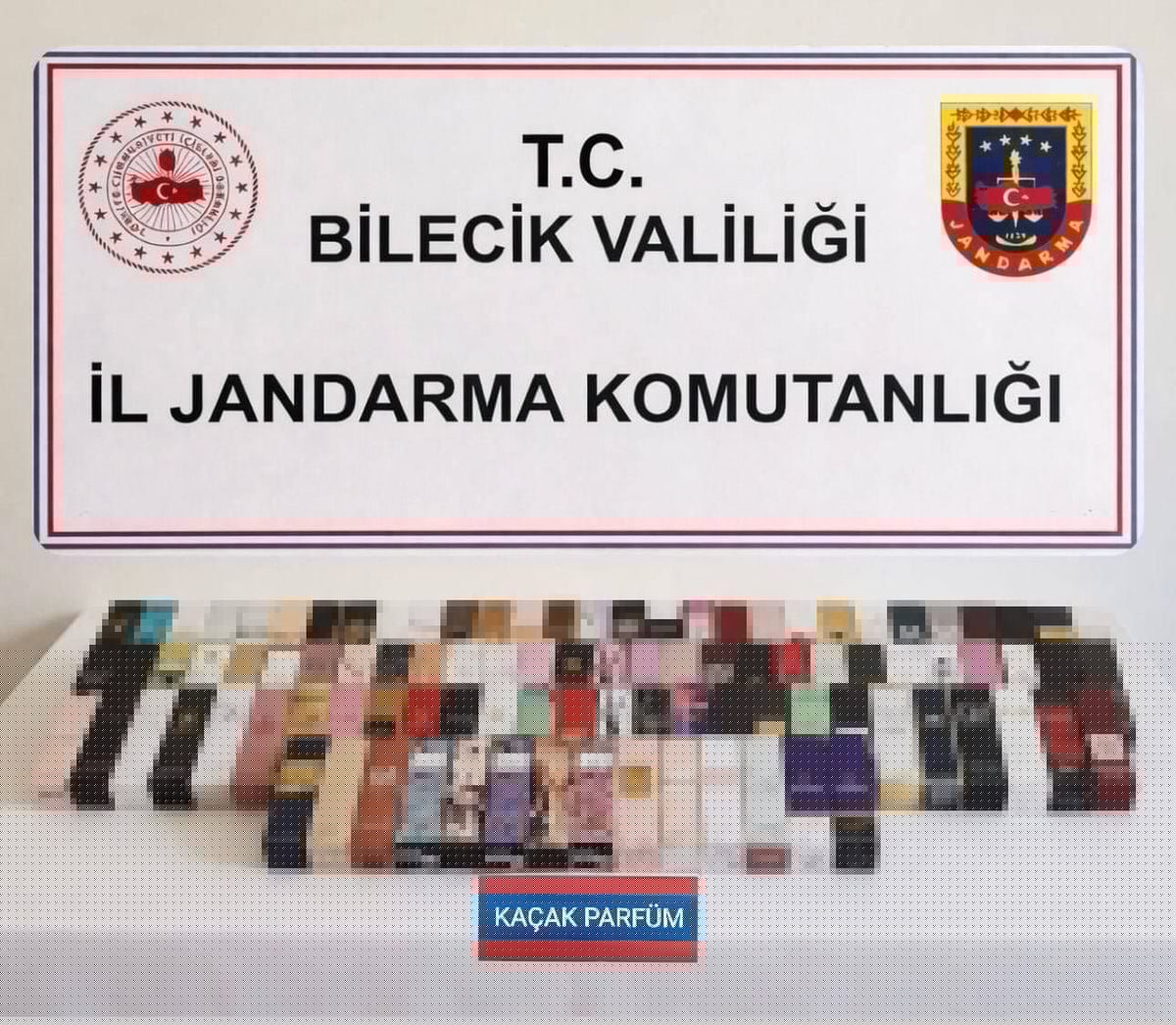 Bilecik'te 300 Bin Liralık Kaçak Parfüm Operasyonu