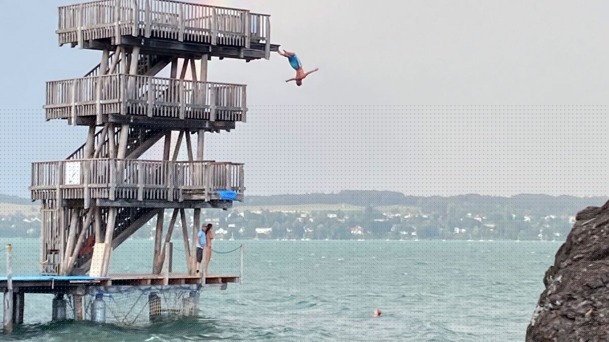 Strandbad Utting: Für eine Sechs auf dem Zeugnis gibt es hier Eis und Salzstangen. Das sagt Betreiber Martin Gruber
